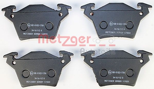 Колодки тормозные METZGER 1170331