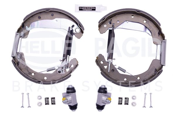 Колодки тормозные барабанные HELLA/BEHR/PAGID 8DB355005051