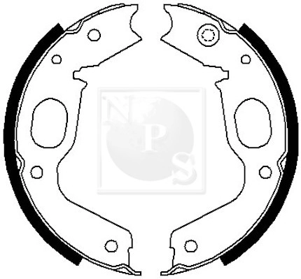 Тормозные колодки NPS M350I13