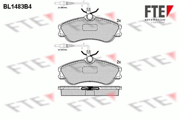 Запчасть FTE BL1483B4