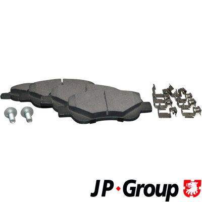 Комплект тормозных колодок дисковый тормоз jp group