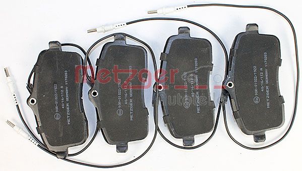 Колодки тормозные дисковые METZGER 1170283