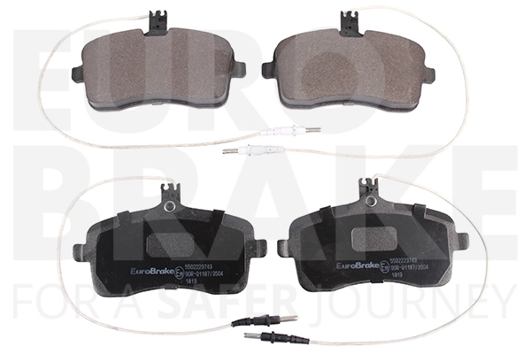 Колодки тормозные дисковые EUROBRAKE 5502223743
