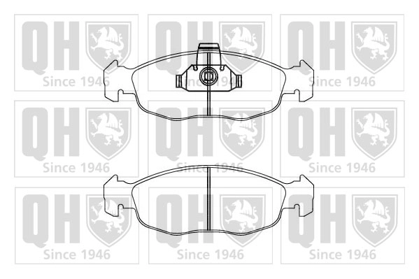 Колодки тормозные QUINTON HAZELL BP871