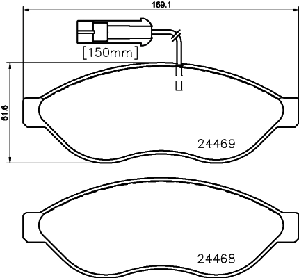 1628488 HELLA/BEHR/PAGID T2264