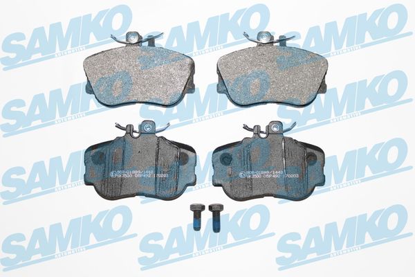 Колодки тормозные дисковые SAMKO 5SP492