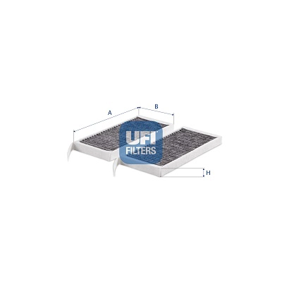 Фильтр салона 2шт UFI 54.417.00