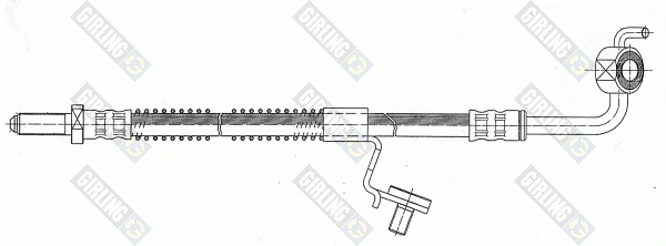 Шланг тормозной GIRLING 9004343