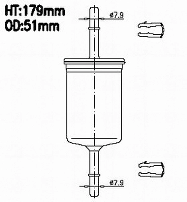 Фильтр топливный AZUMI FSP45986M