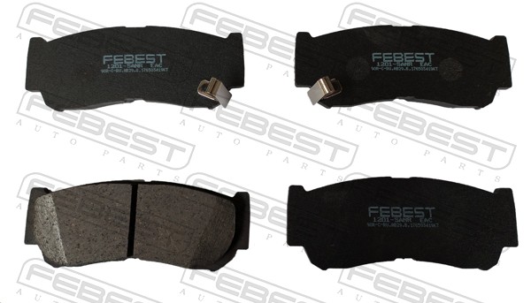 Колодки тормозные задние FEBEST 1201SANR