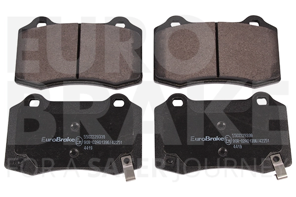 Тормозные колодки дисковые задние EUROBRAKE 5502229339