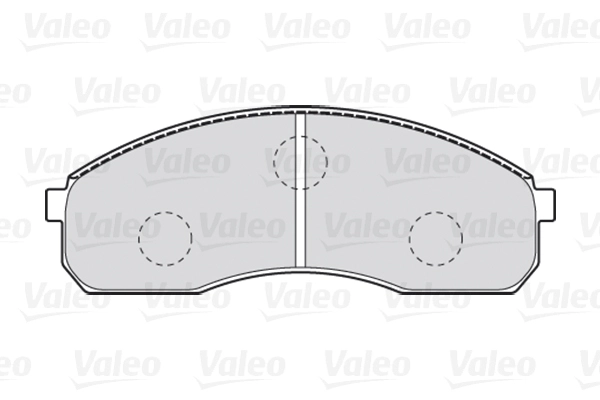 Колодки торм пер VALEO 301821