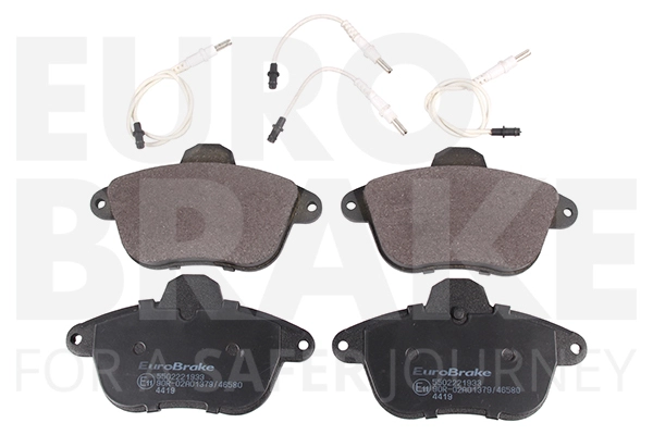 Тормозные колодки дисковые передние EUROBRAKE 5502221933