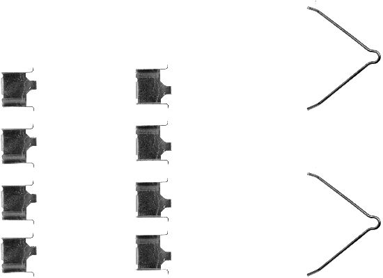 Комплект установочный HELLA/BEHR/PAGID 8DZ355202-451