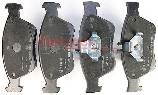 Колодки тормозные дисковые METZGER 1170065