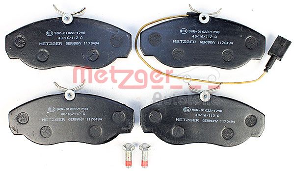 Колодки тормозные дисковые METZGER 1170494