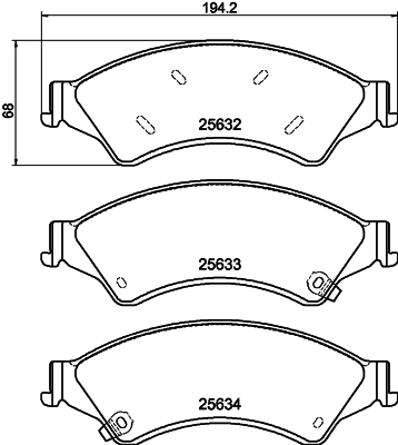 1628900 HELLA/BEHR/PAGID T2173