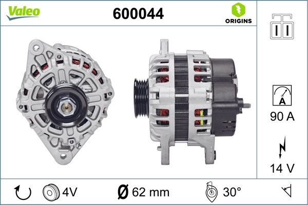 Генератор VALEO 600044