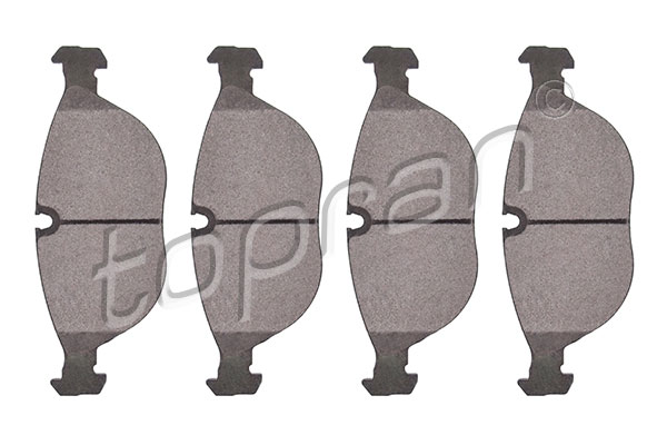 Set brake pads HANS PRIES/TOPRAN 110538