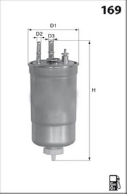 Фильтр топливный MISFAT M295
