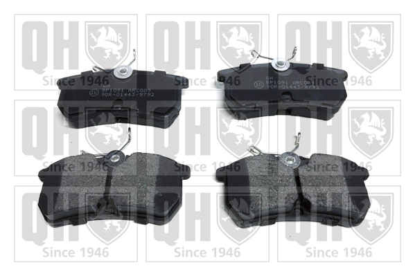 Колодки тормозные дисковые QUINTON HAZELL BP1091