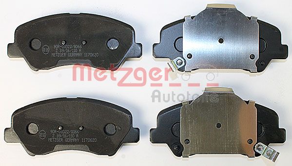 Колодки тормозные дисковые METZGER 1170620