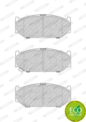 Дисковые тормозные колодки комплект FERODO FDB4705