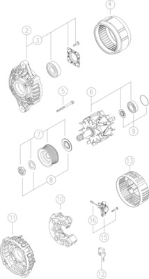Запчасть MAHLE/KNECHT MG387