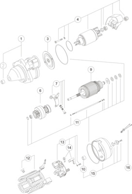 Starter MAHLE/KNECHT MS386