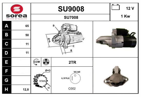 Стартер SNRA SU9008