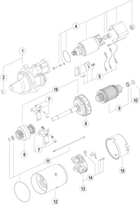 Starter MAHLE/KNECHT MS89