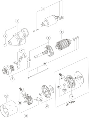 Starter MAHLE/KNECHT MS284