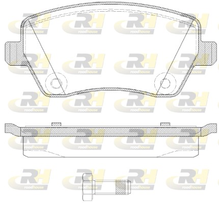 Колодки торм.диск. mb citan (415) (11/12-) ROADHOUSE 298722
