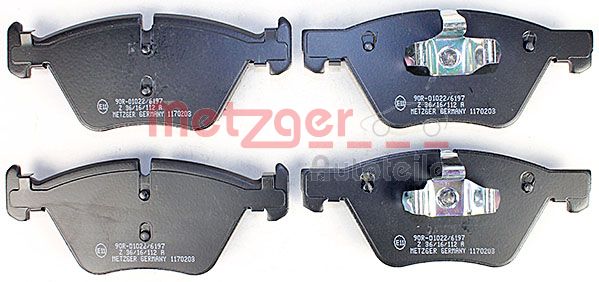 Колодки тормозные дисковые METZGER 1170203