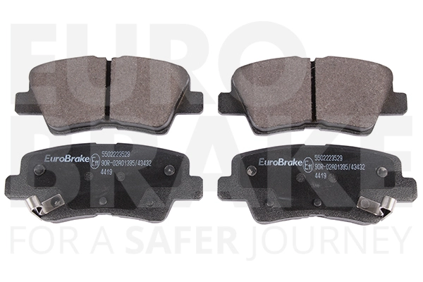 Тормозные колодки дисковые задние EUROBRAKE 5502223529