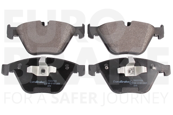 Комплект тормозных колодок. дисковый тормоз EUROBRAKE 5502221539