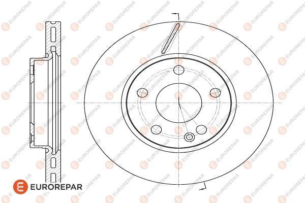 Диск тормозной EUROREPAR 1618870380