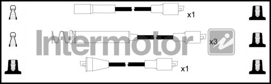 Комплект проводов зажигания INTERMOTOR 73457