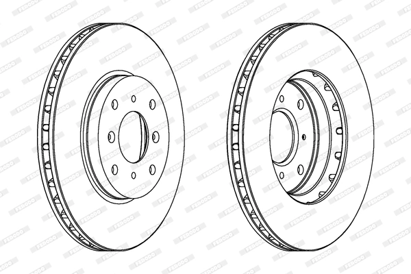 Диск тормозной FERODO DDF1119