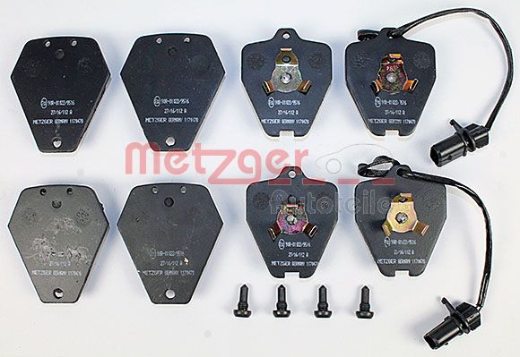 Колодки тормозные дисковые METZGER 1170478