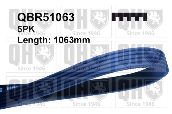 Ремень поликлиновой QUINTON HAZELL QBR51063