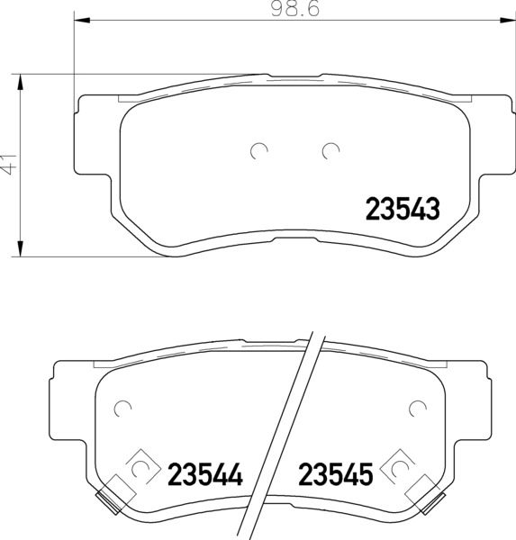 Pad BREMBO P30088