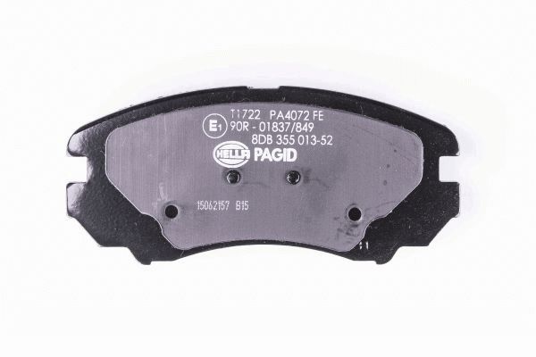 Колодки тормозные дисковые HELLA/BEHR/PAGID 8DB355013521