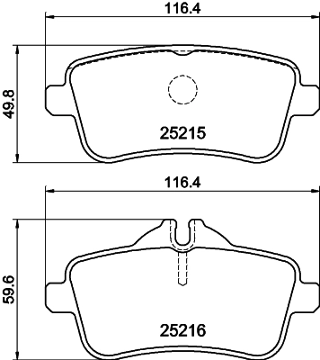 Комплект HELLA/BEHR/PAGID 8DB 355 019-841