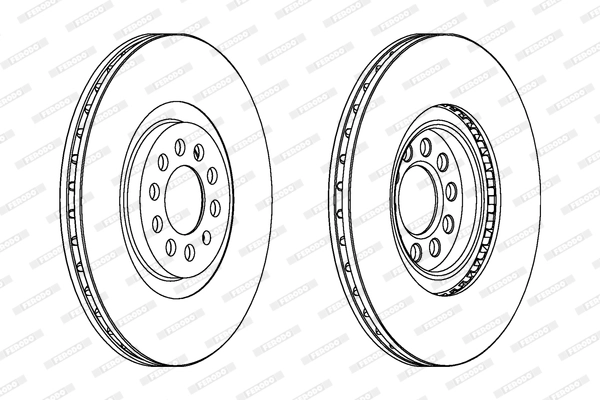 Диск тормозной FERODO DDF1118