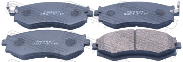 Колодка тормозная дисковая комплект FEBEST 0201-P11F