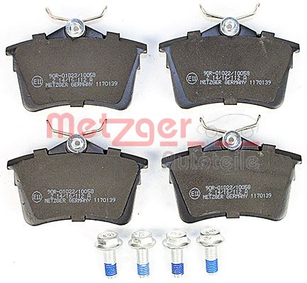 Колодки тормозные дисковые METZGER 1170139