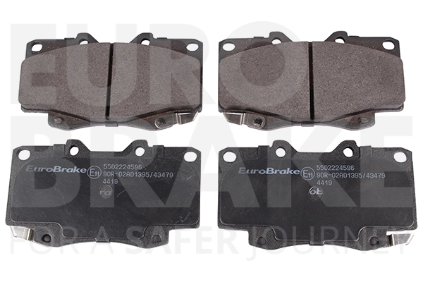Тормозные колодки дисковые передние EUROBRAKE 5502224596