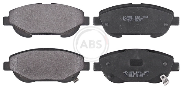 Колодки тормозные дисковые A.B.S. 35003