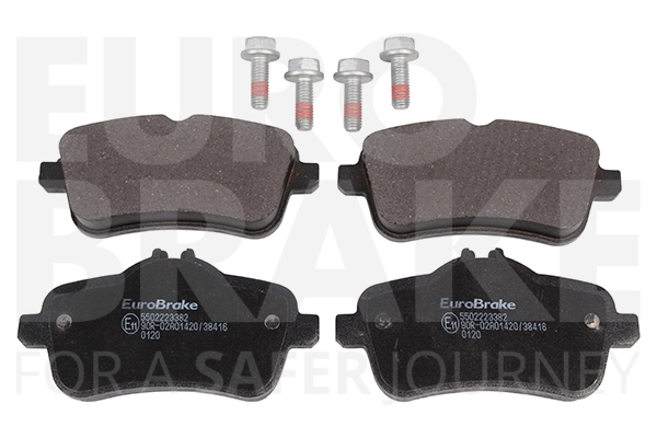 Тормозные колодки дисковые задние EUROBRAKE 5502223382